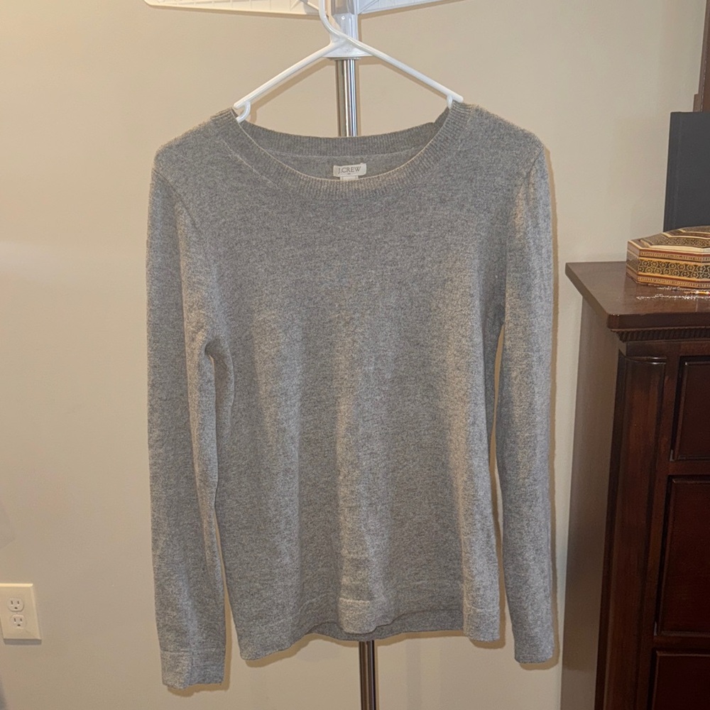 J. Crew Heather Gray Women's Crew Neck Sweater